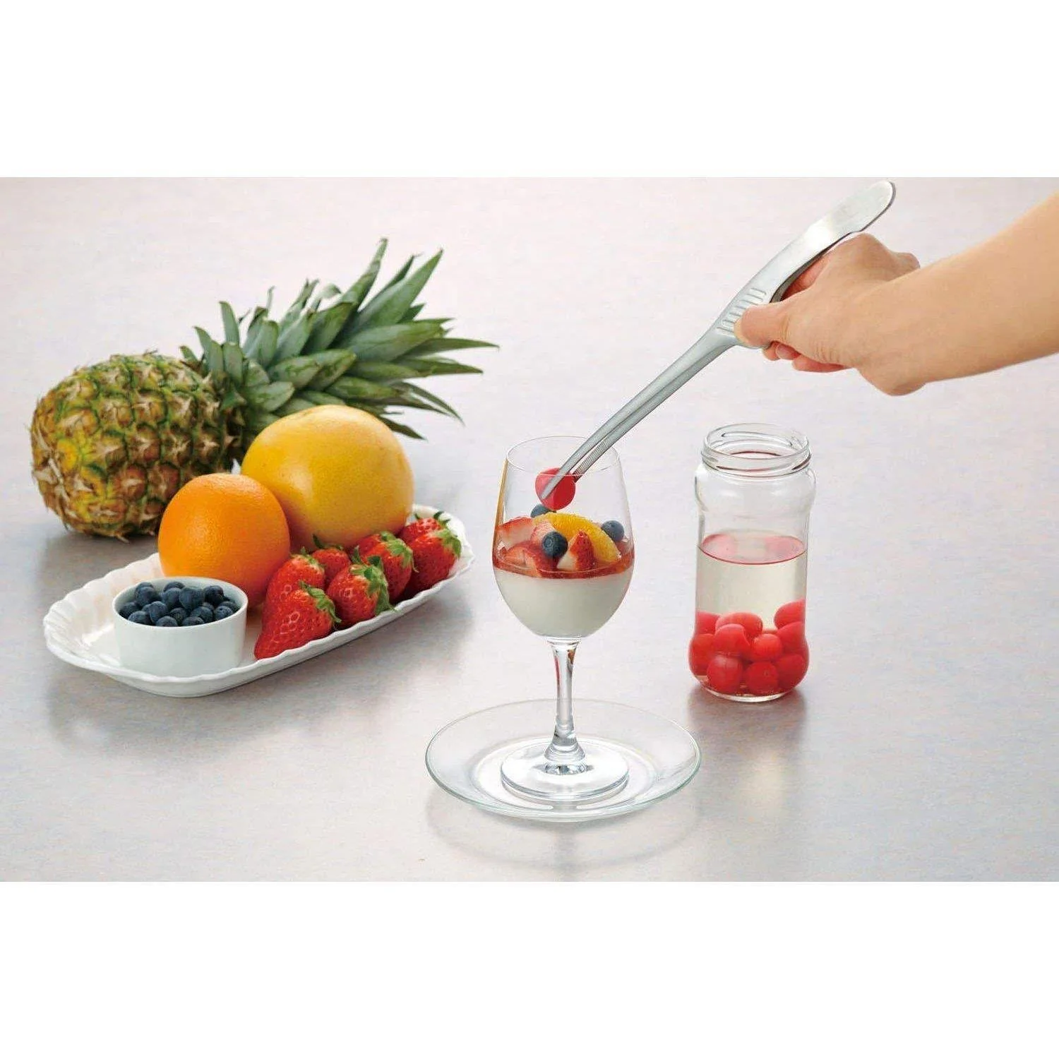 Todai Stainless Steel Yakiniku BBQ Clever Tongs 240mm - Image 5