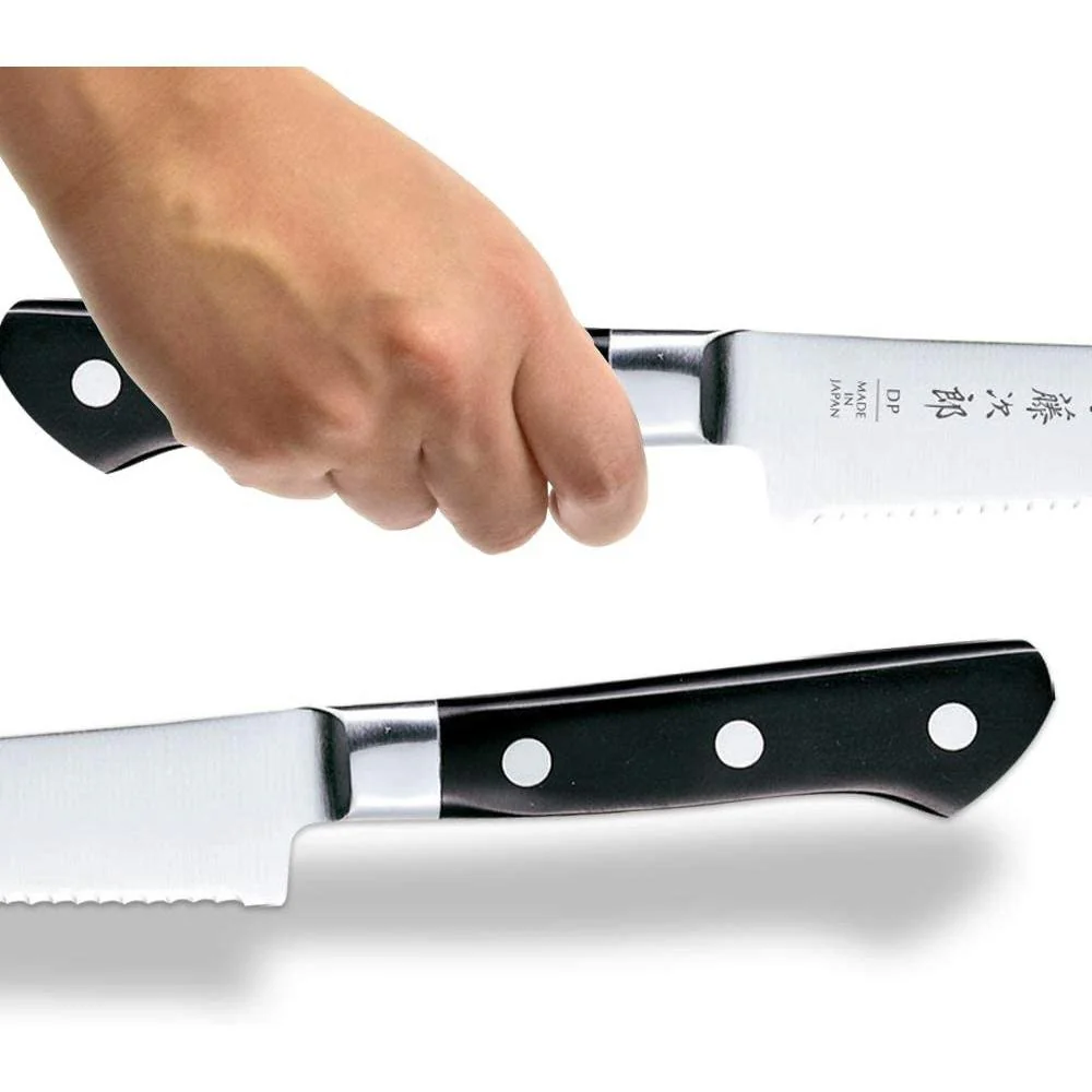 Tojiro DP Cobalt VG10 Bread Knife 3 Layered with Bolster 215mm F-828 - Image 2
