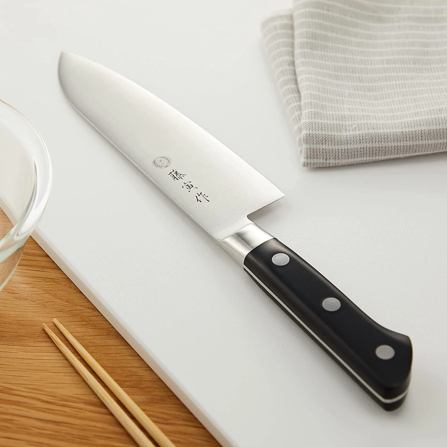 Tojiro Fujitora DP Cobalt Santoku Knife 170mm FU-503 - Image 2