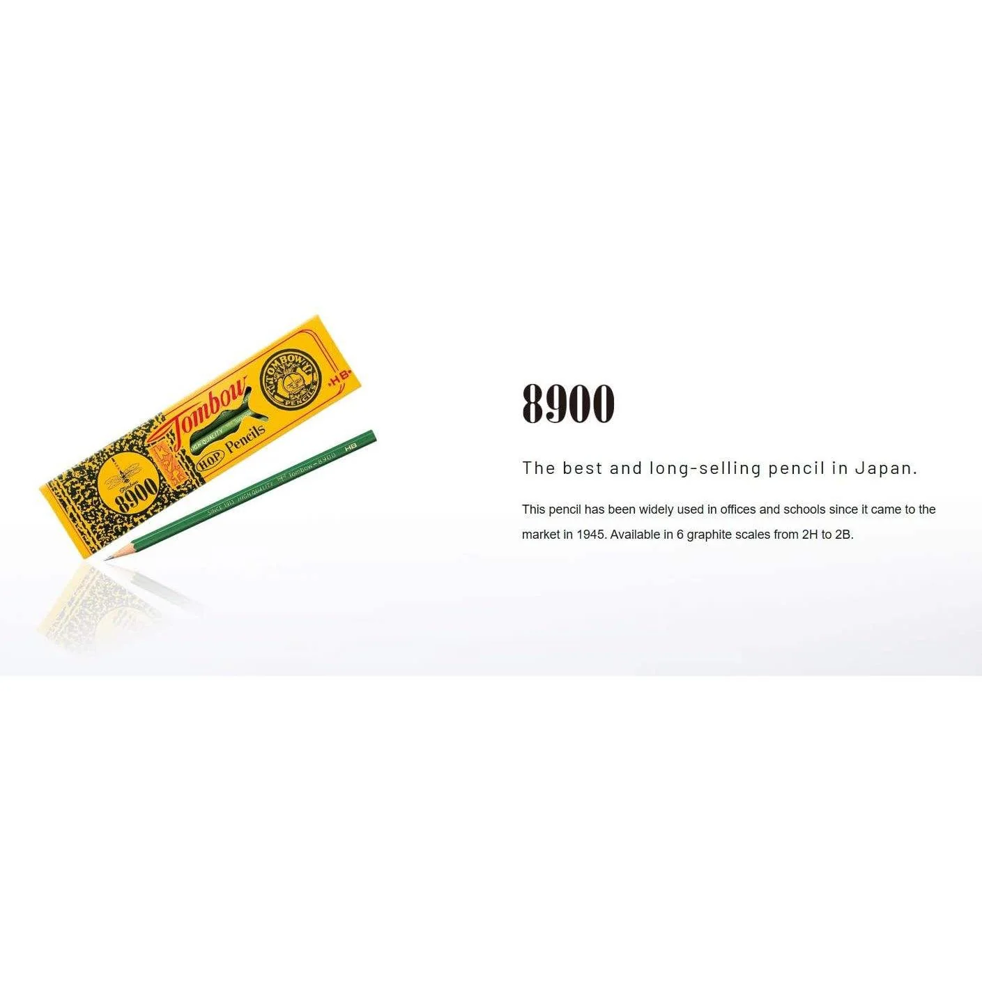 Tombow 8900 Graphite Pencils HB Standard Pencil 12 Pieces - Image 7