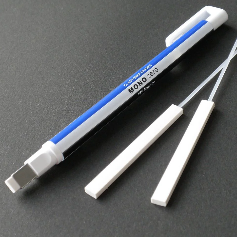 Tombow Square Eraser Refill For Mono Zero Eraser Holder - Image 3