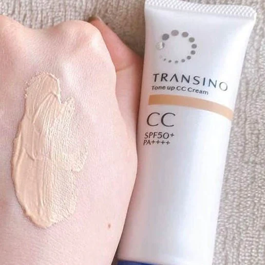 Transino Tone Up CC Cream Beige Brightening Skin Tint SPF50+ 30g - Image 4
