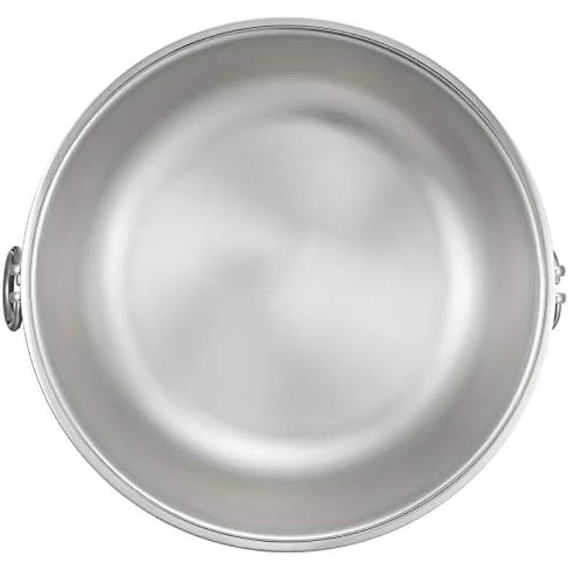 Two Section Shabu Shabu Pot With Lid & Handles 25cm - Image 4