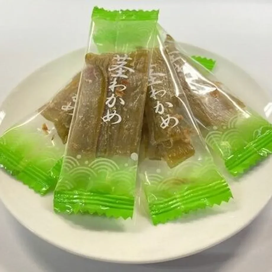 Sokan Ume Plum & Bonito Flavored Wakame Stems Seaweed Snack 63g (Pack of 3) - Image 3