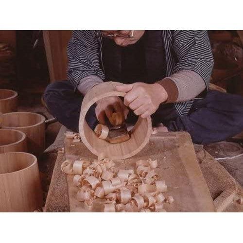 Umezawa Hinoki Bath Bucket (Japanese Cypress Bath Bucket With Handle) - Image 5