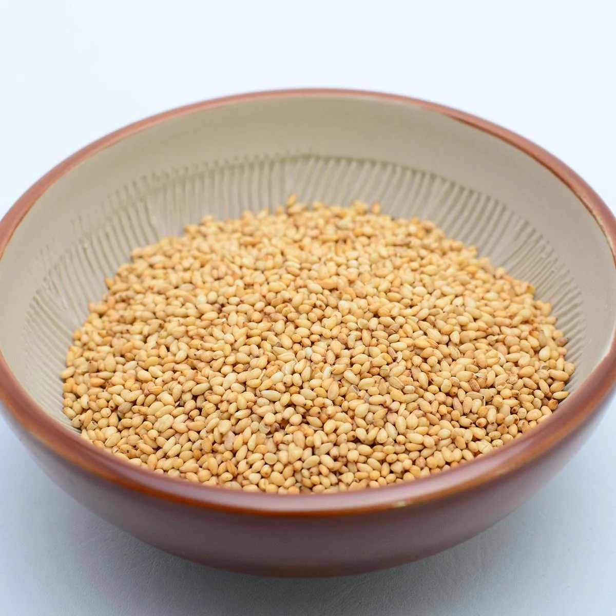 Wadaman Certified Organic Roasted White Sesame Seeds 50g - Image 2
