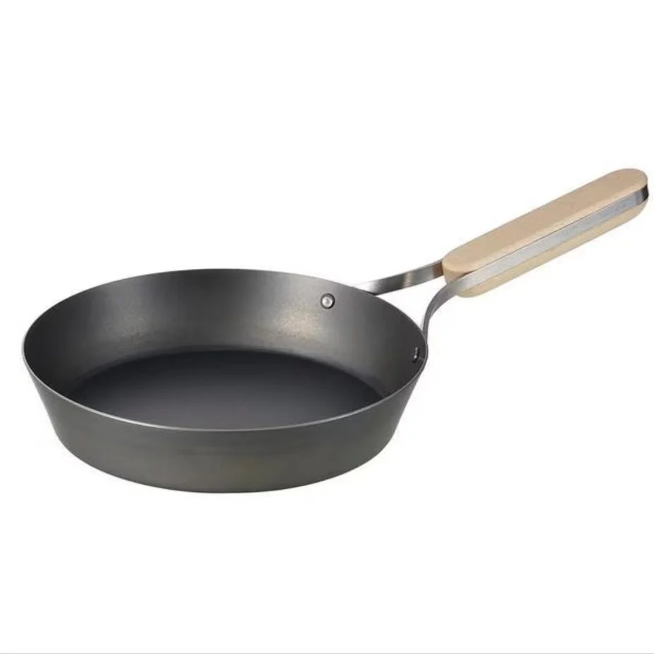 Wahei Enzo Non-Stick Carbon Steel Induction Frying Pan (2mm Thick) - Image 7
