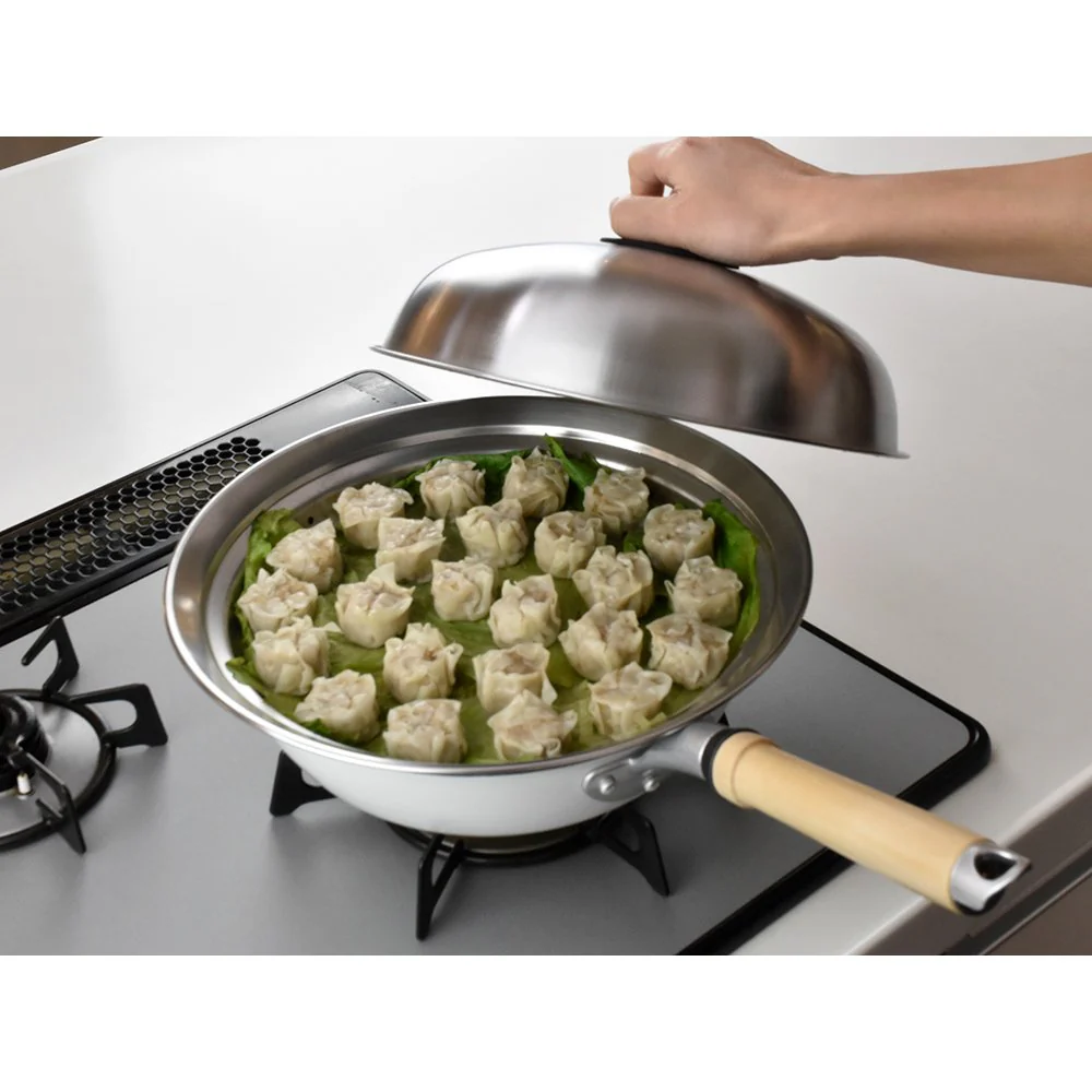 Wahei Freiz Stainless Steel Steamer Insert Dome 24-26cm - Image 2