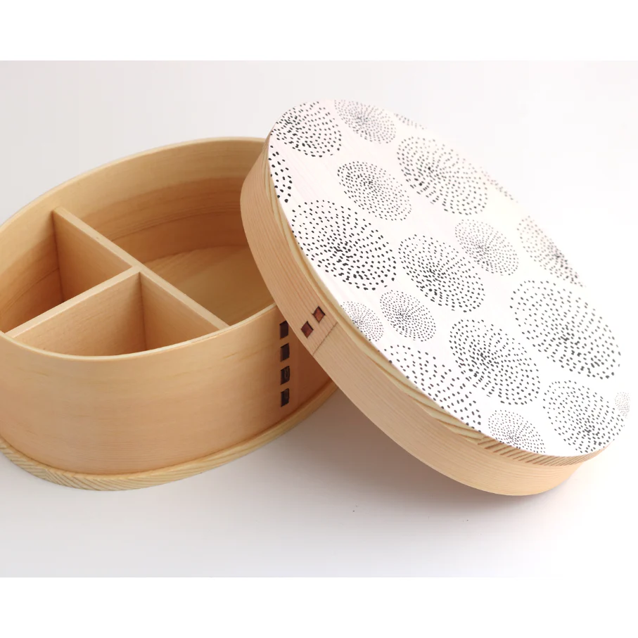 Wakacho Wooden Lacquerware Bento Box Japanese Lunch Box 700ml - Image 2