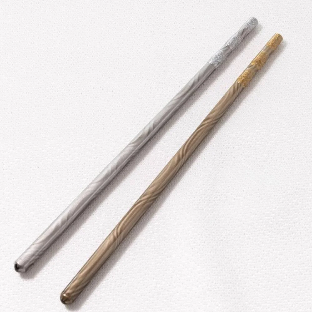 Wooden Muddler Dishwasher Safe Cocktail Stirrer Gold Wave 20cm - Image 4