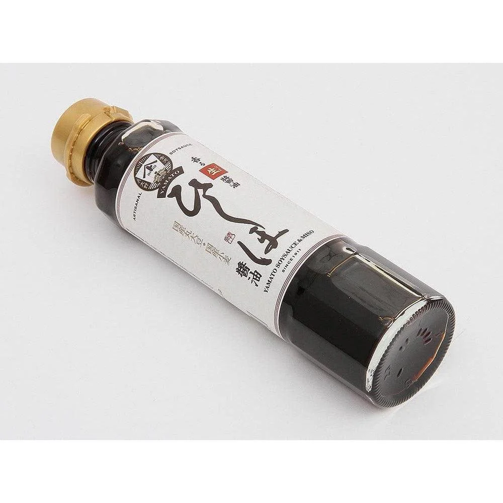 Yamato Hishio Shoyu Japanese Raw Soy Sauce 180ml - Image 4