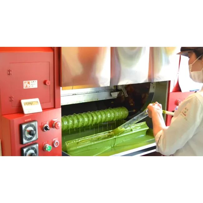 Yanagawa Gluten-Free Matcha Green Tea Baumkuchen Ring Cake - Image 3