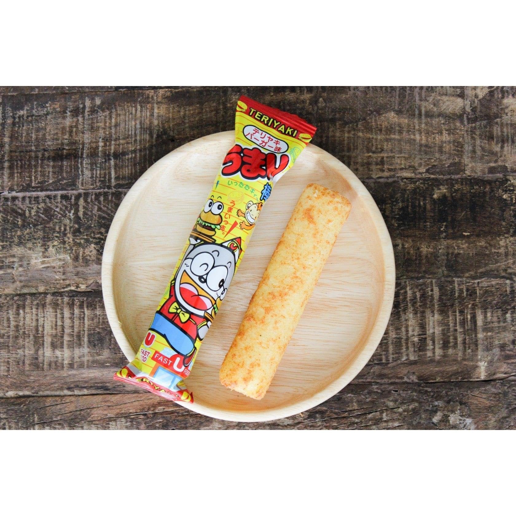 Yaokin Umaibo Teriyaki Sauce Corn Puff Snack (Pack of 30 Pieces) - Image 3