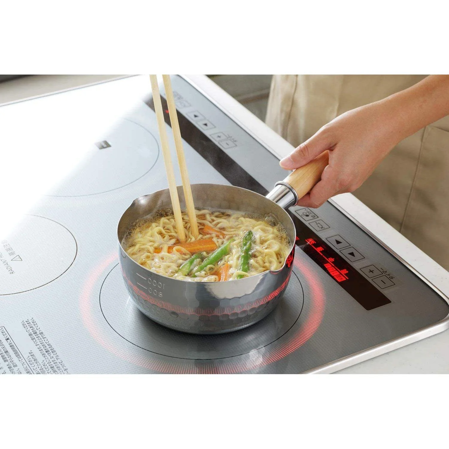 Yoshikawa Yukihira Saucepan Stainless Steel Pot 1.2 Quart 16cm YH6751 - Image 3