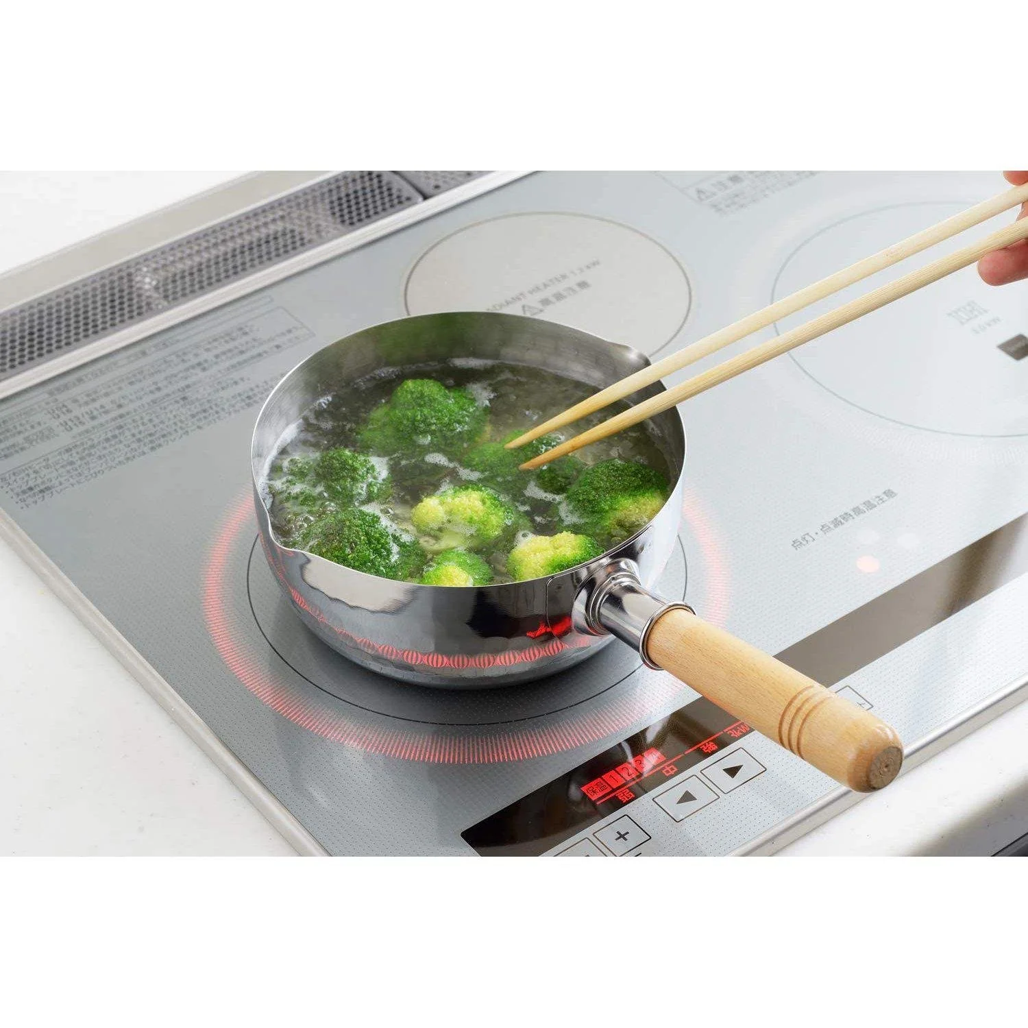 Yoshikawa Yukihira Saucepan Stainless Steel Pot 1.7 Quart 18cm YH6752 - Image 4