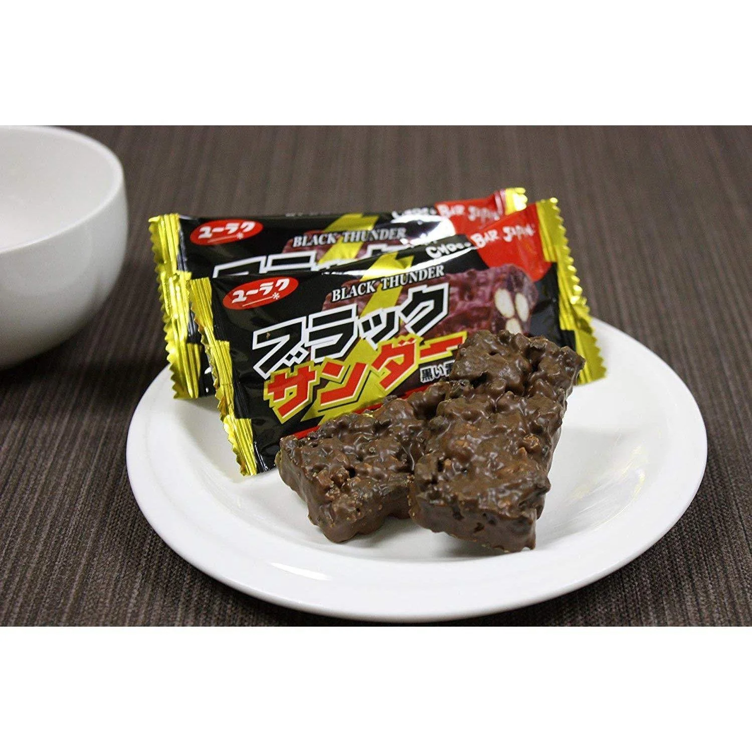Yuraku Black Thunder Chocolate Bar (Box of 20 Bars) - Image 5