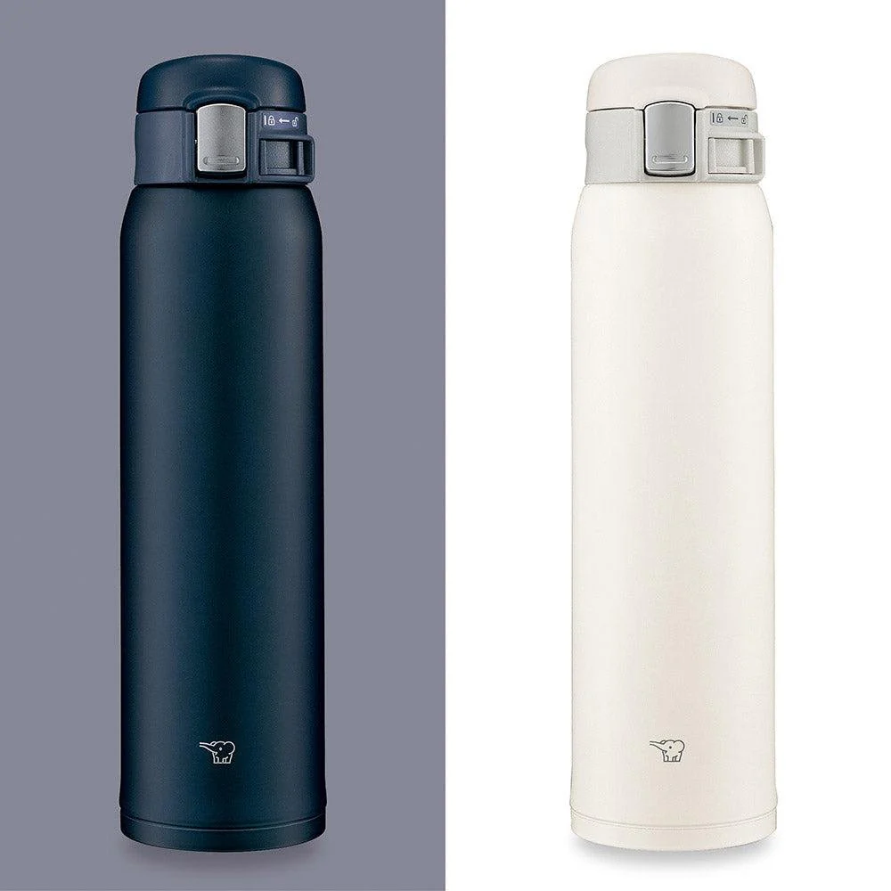 Zojirushi Stainless Steel Mug Vacuum Flask Pale White 600ml - Image 4